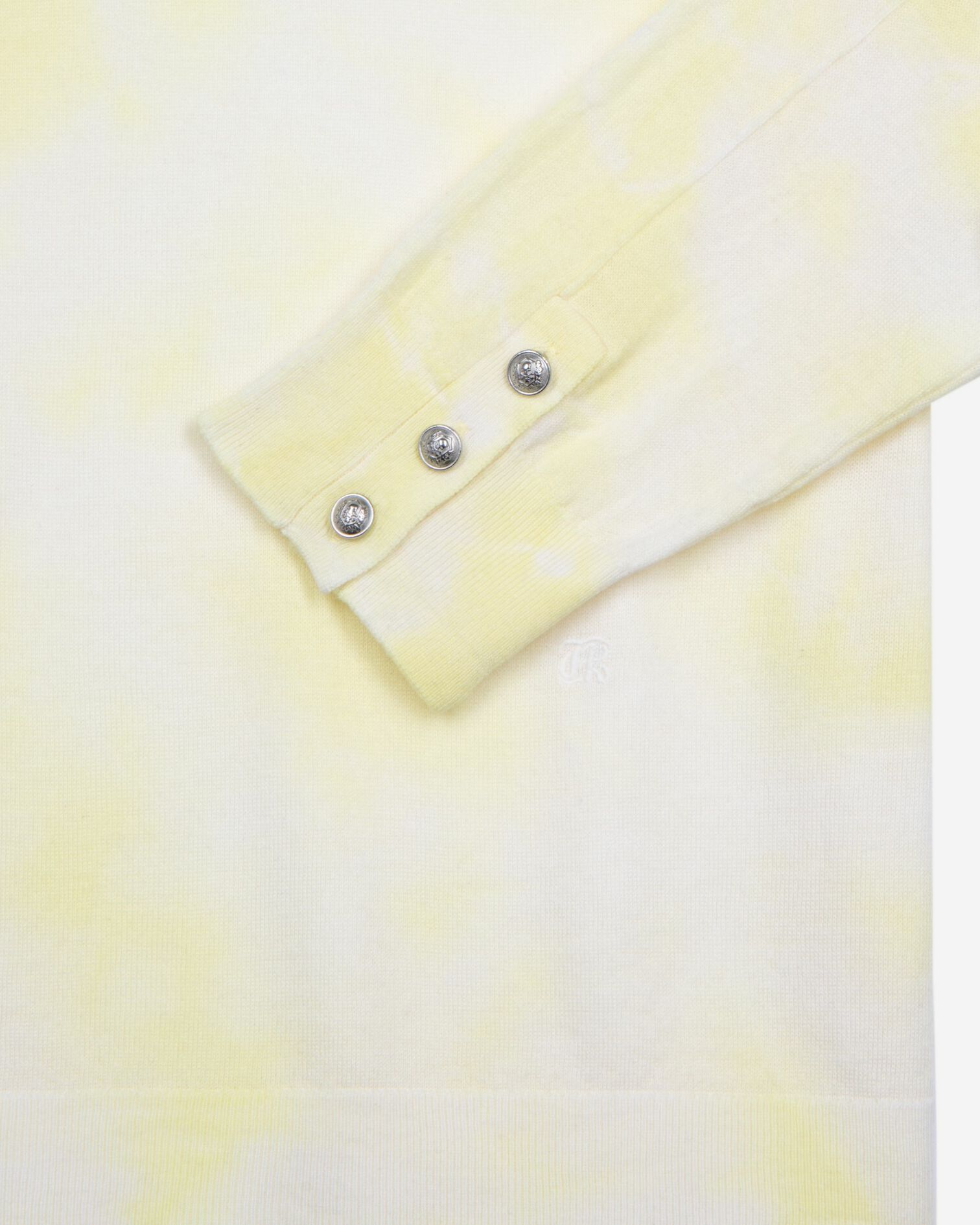 Jersey lana merina tie and dye amarillo, YELLOW - ECRU, hi-res image number null