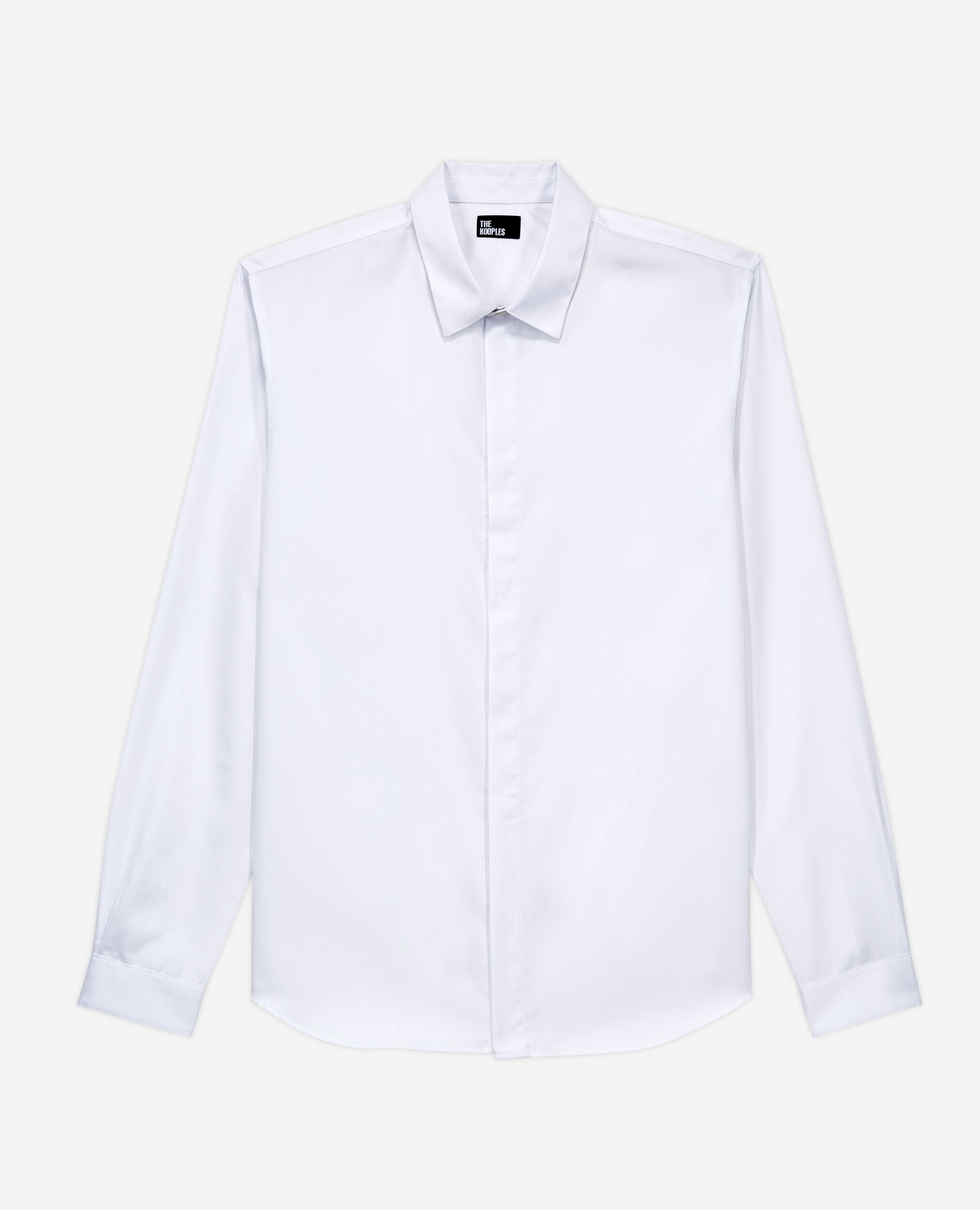 Formal white shirt, WHITE, hi-res image number null