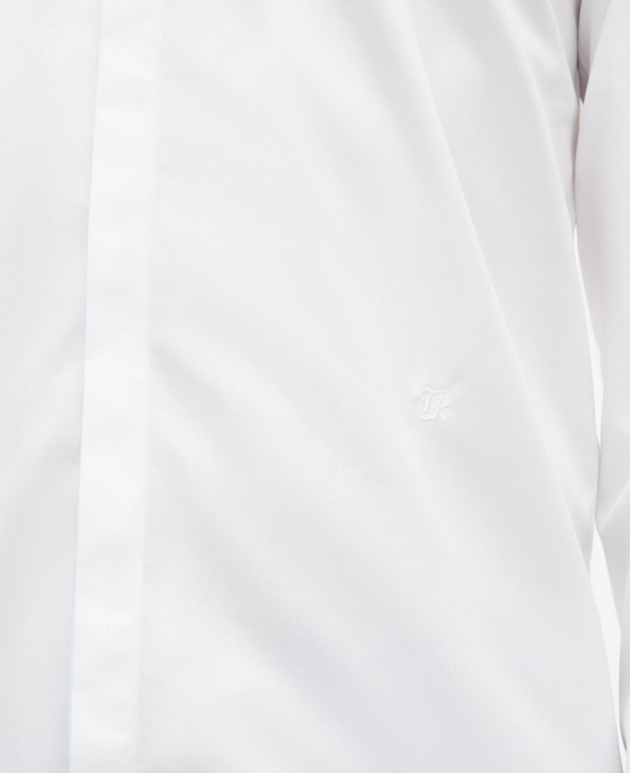 The Kooples HERREN WHITE hemd mit klassischem kragen weiß