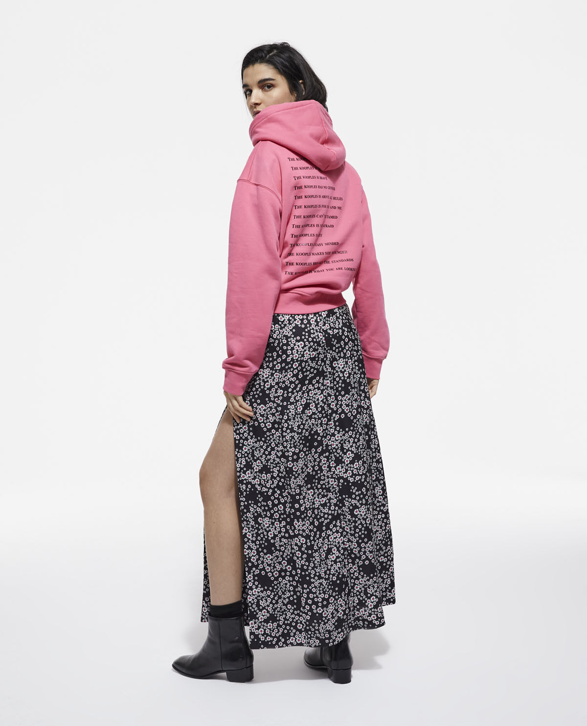 Jupe fleurie discount the kooples