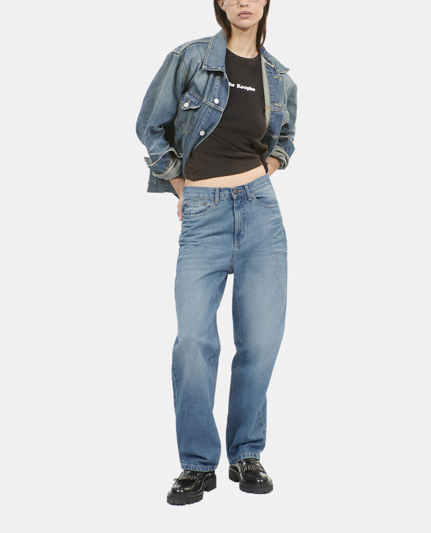 The Kooples F MEDIUM BLUE boyfriend bleu jeans