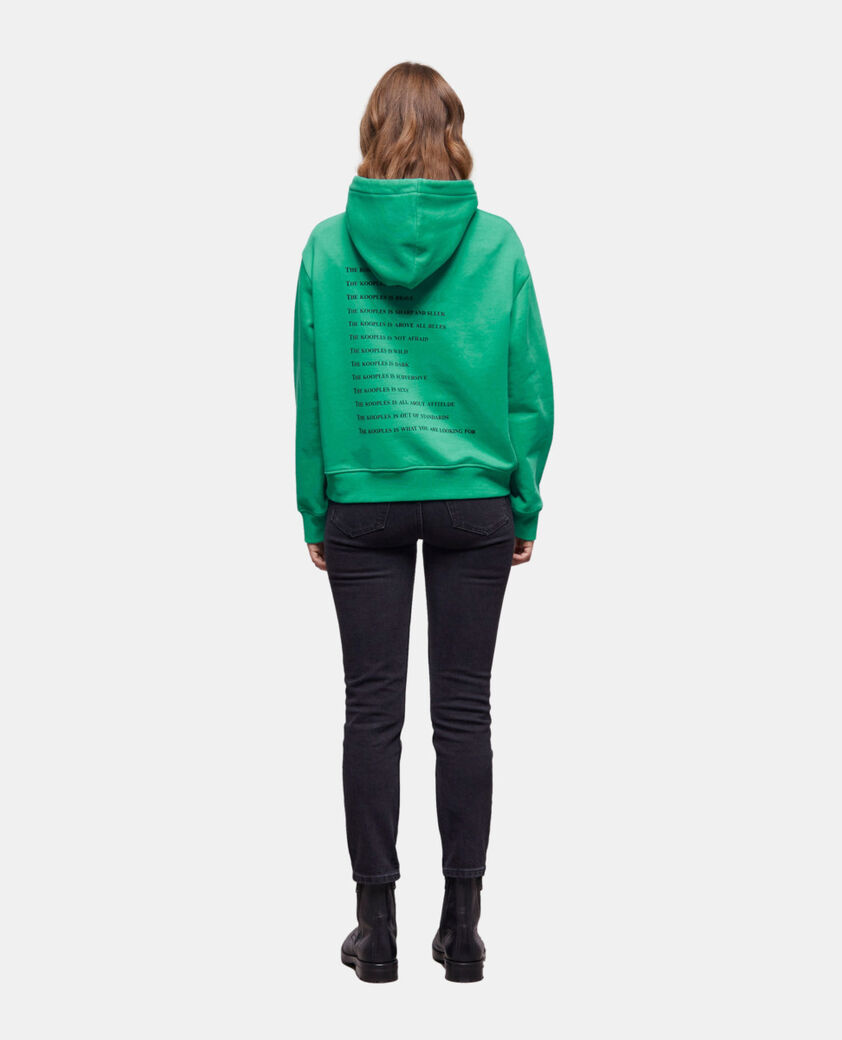The Kooples WOMEN GREEN green what is sweatshirt