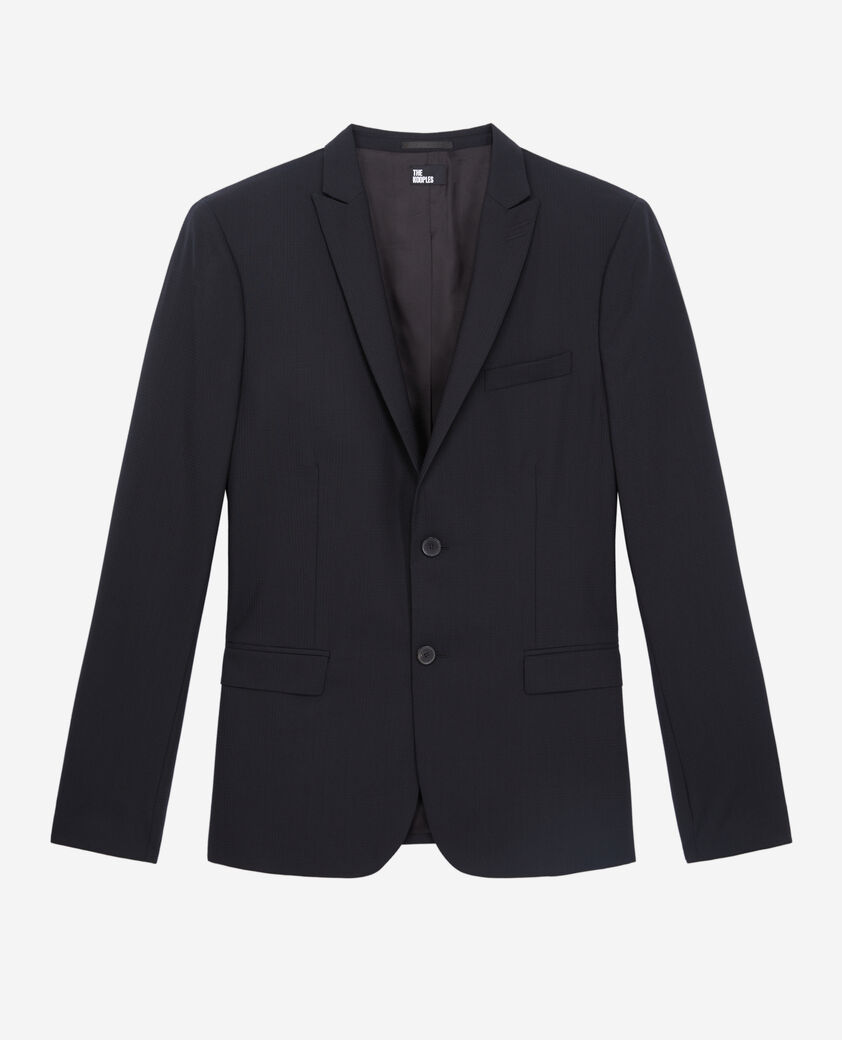 The Kooples HERREN DARK NAVY marineblaue anzugjacke aus wolle