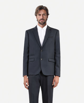 The Kooples HOMME BLUE PETROL veste de costume en laine doite bleue
