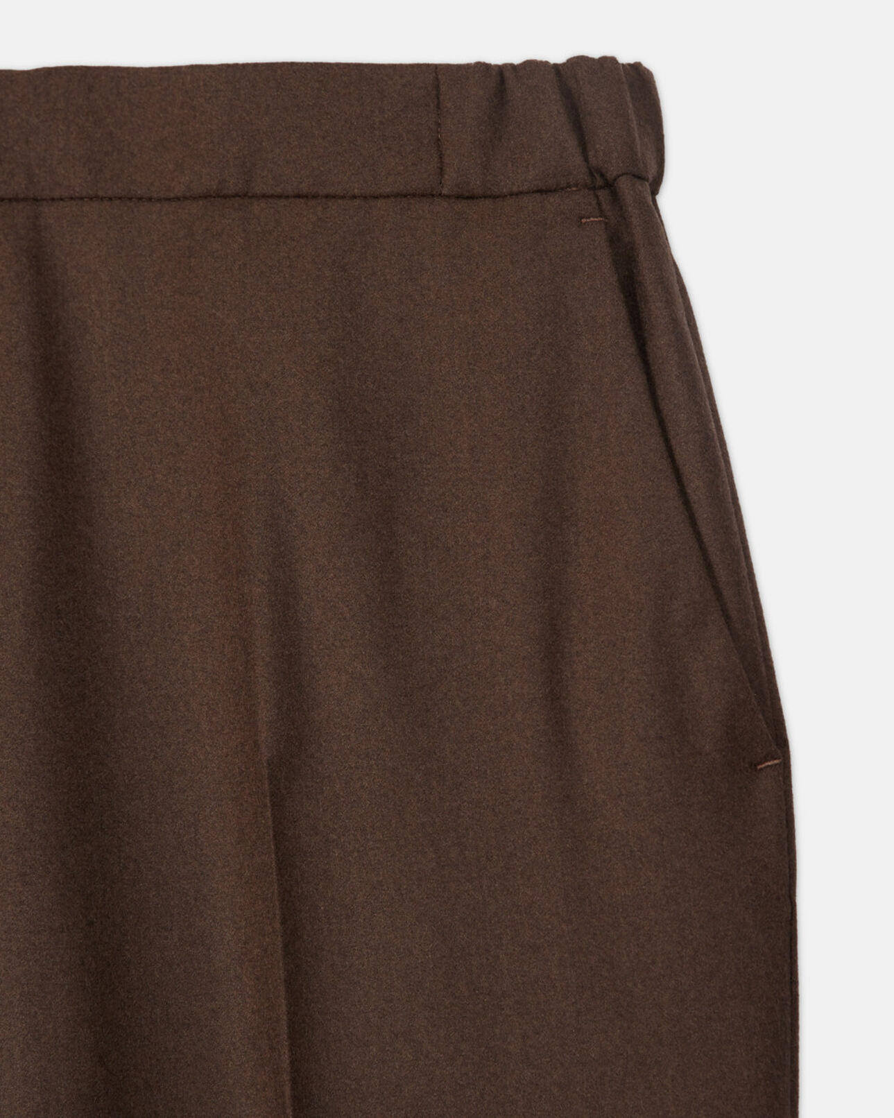 The Kooples MEN BROWN brown wool pants
