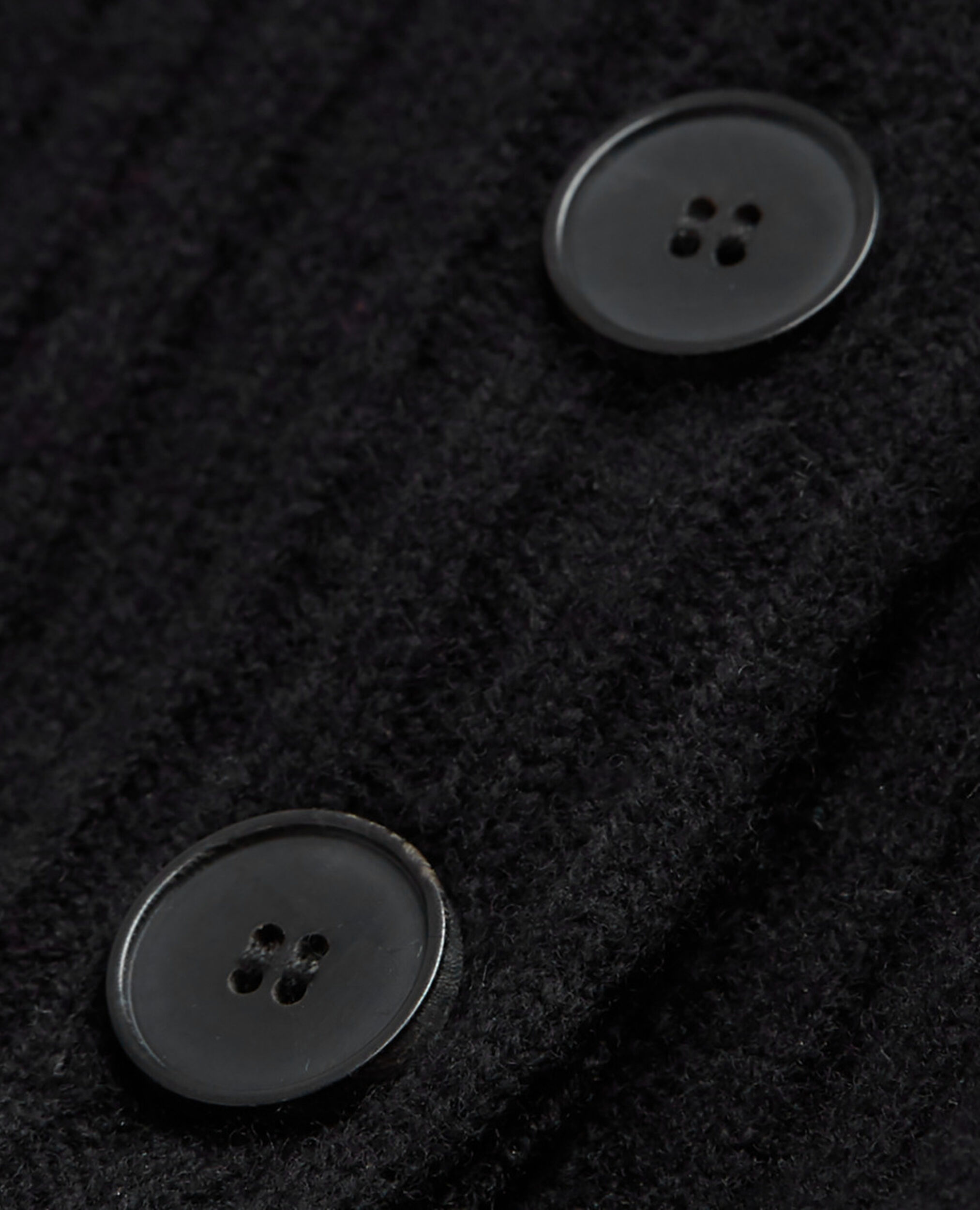 Schwarzer Cardigan aus feiner Wolle, BLACK, hi-res image number null