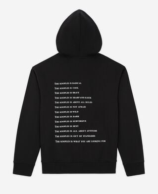 The Kooples MUJER BLACK what is sudadera con capucha y strass negro