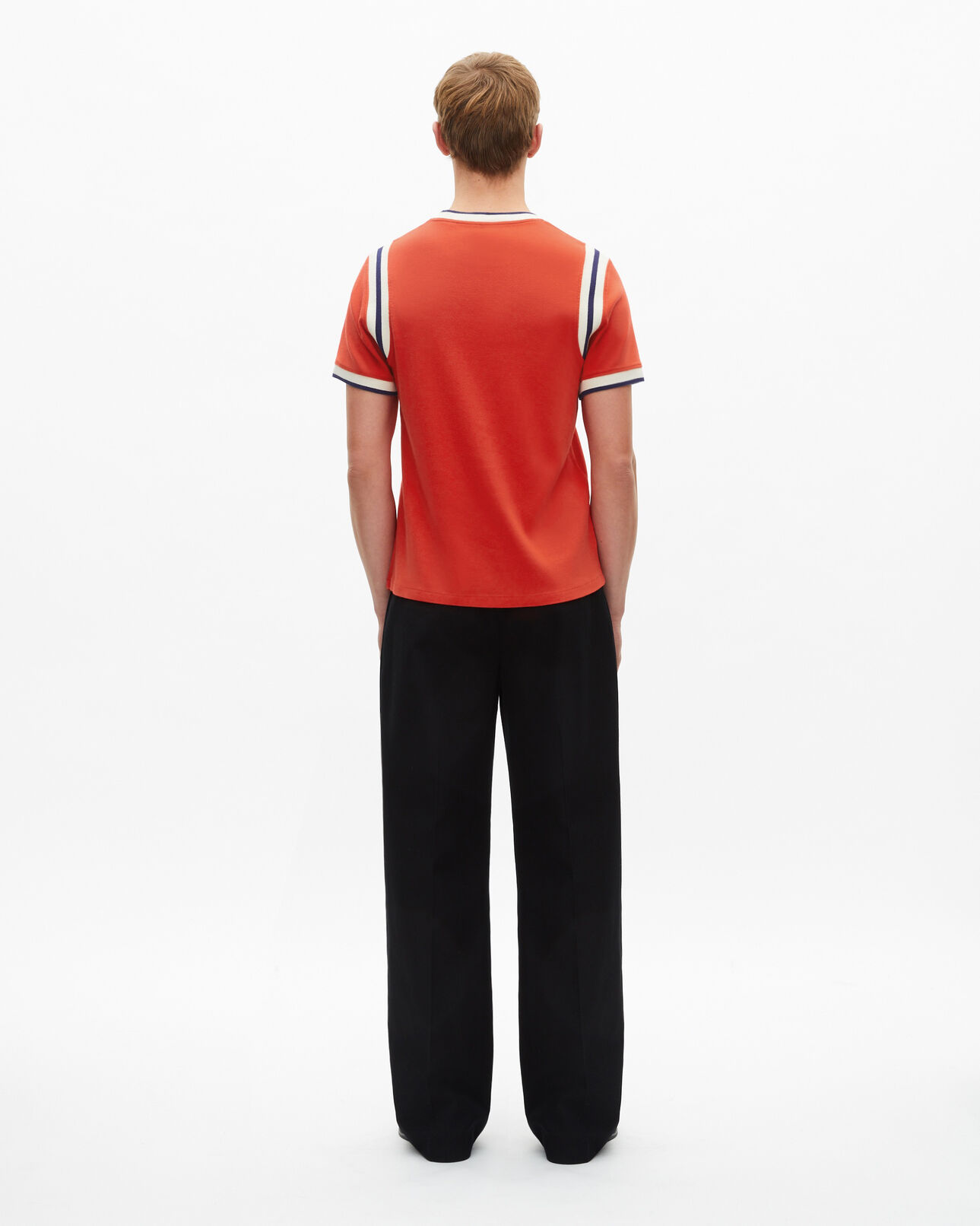 The Kooples MEN RED t-shirt with red logo
