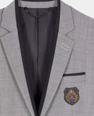 The Kooples FEMME BEIGE MELANGE veste tailleur en laine taupe