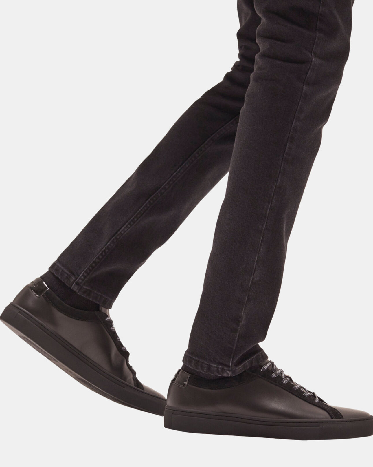 The Kooples HOMME BLACK baskets noires
