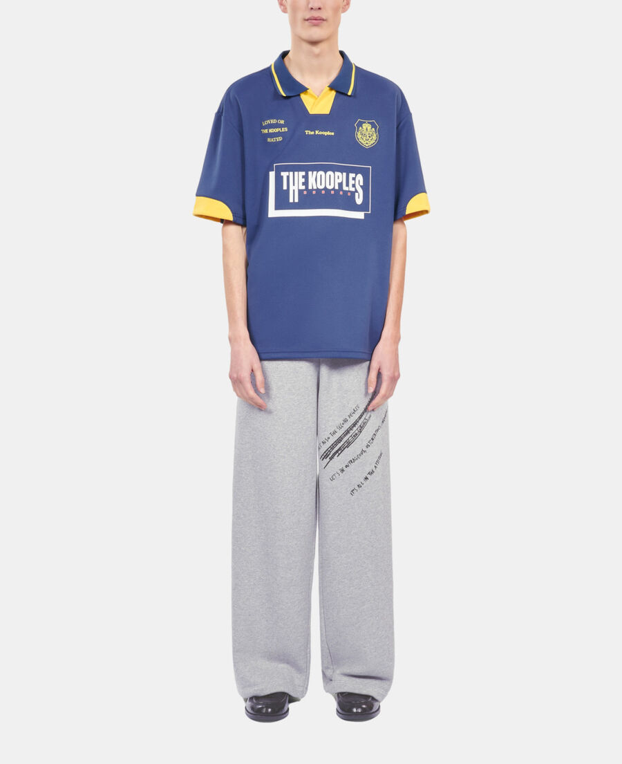 The Kooples H BLUE BRUT tk team blue polo t-shirt