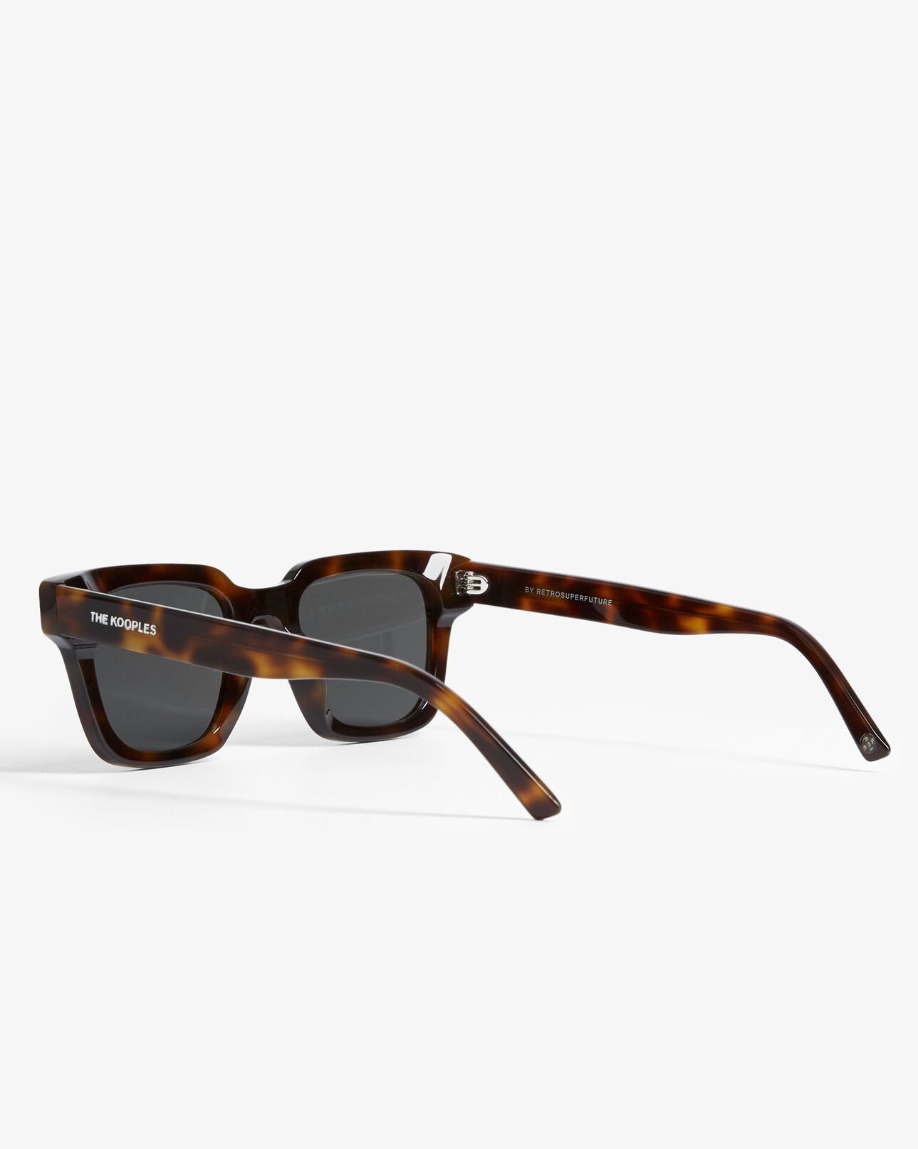The Kooples WOMEN BROWN brown tortoiseshell sunglasses