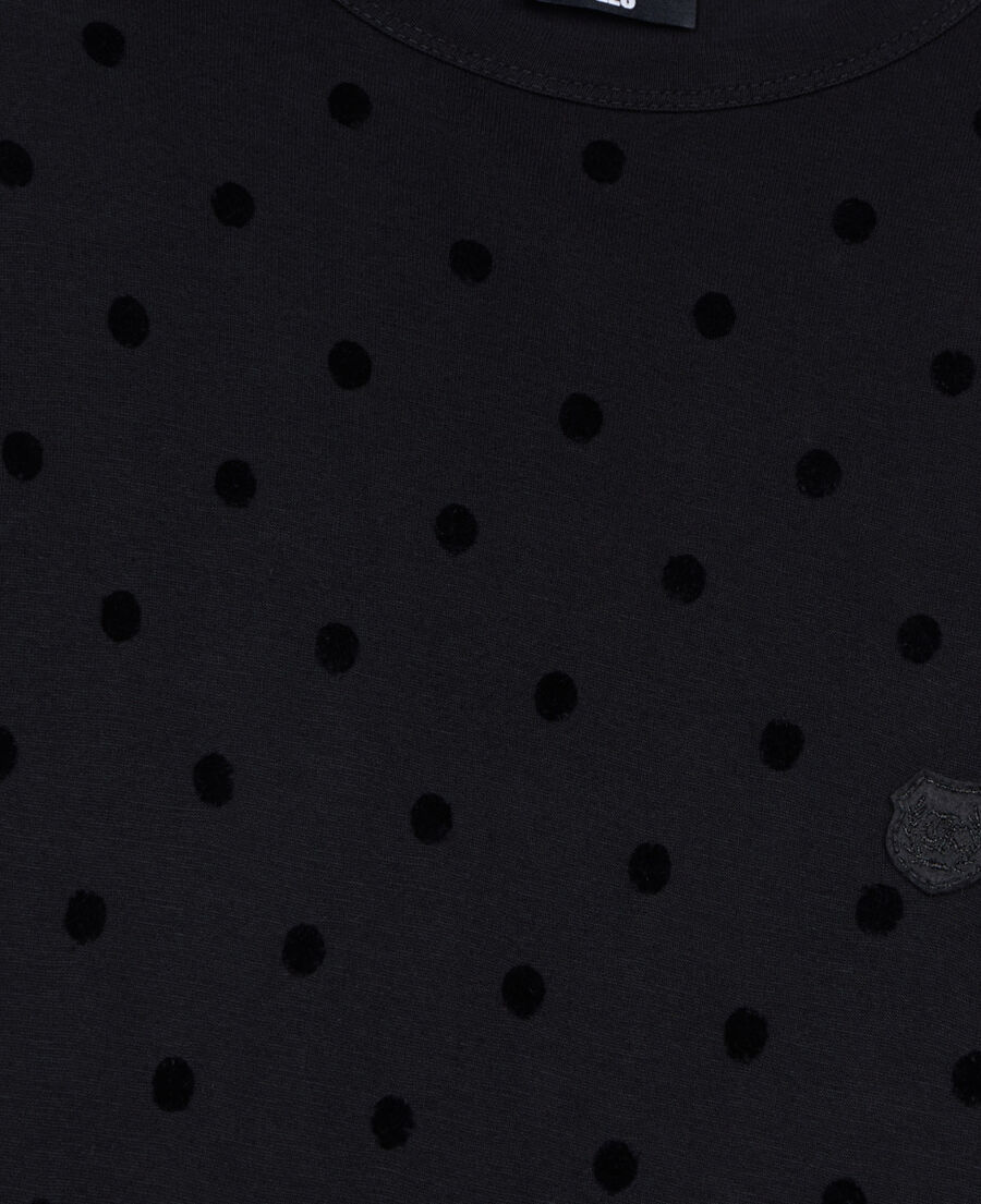 The Kooples DAMEN BLACK kurzes, schwarzes kleid aus jersey