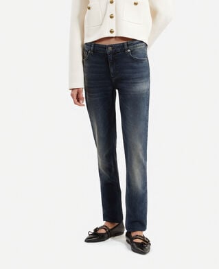 The Kooples DAMEN BLUE ELECTRIC dunkelblaue slim-fit-jeans