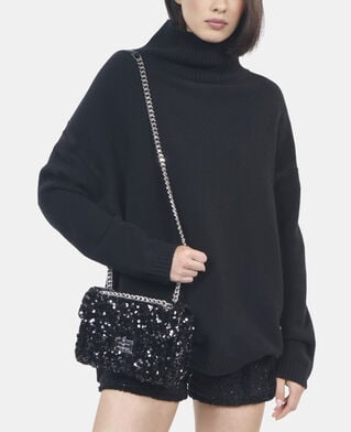 The Kooples FEMME BLACK pull en cachemire noir