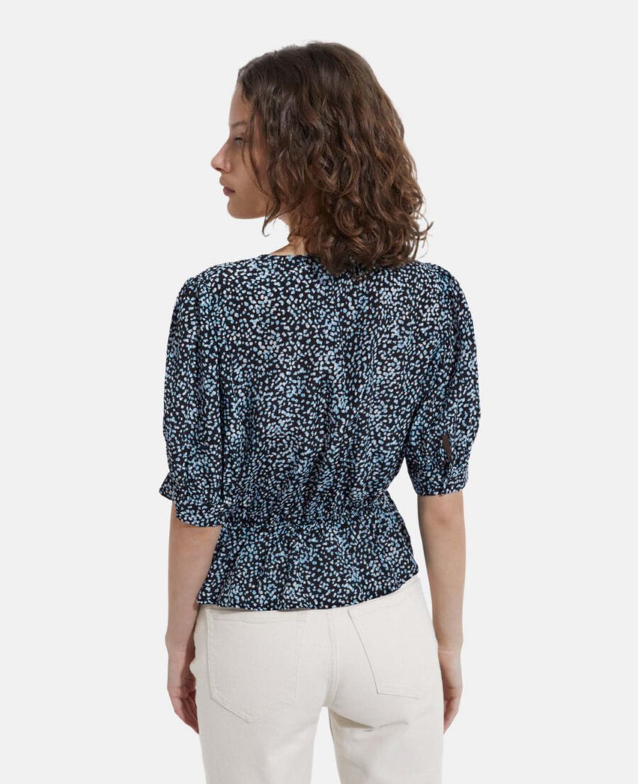 The Kooples FEMME INK BLUE top bleu