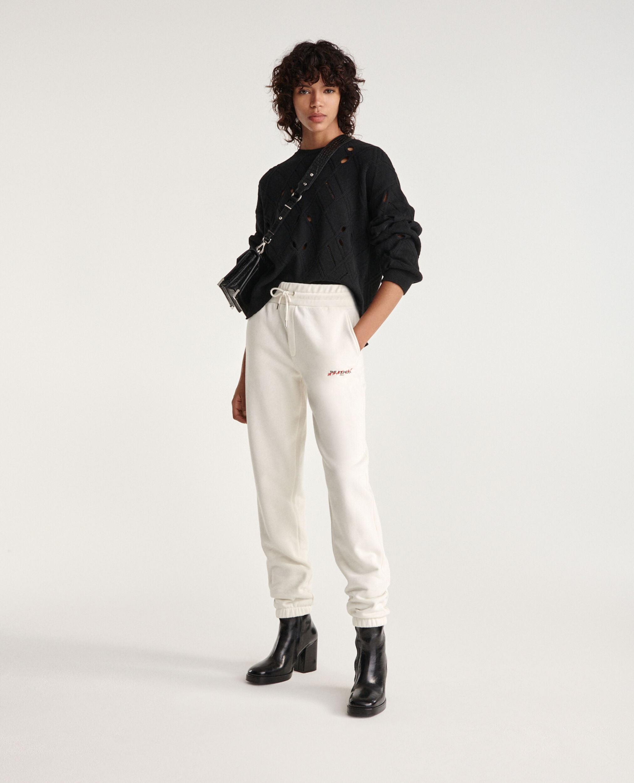 Ecru jogging suit with print what is, ECRU, hi-res image number null