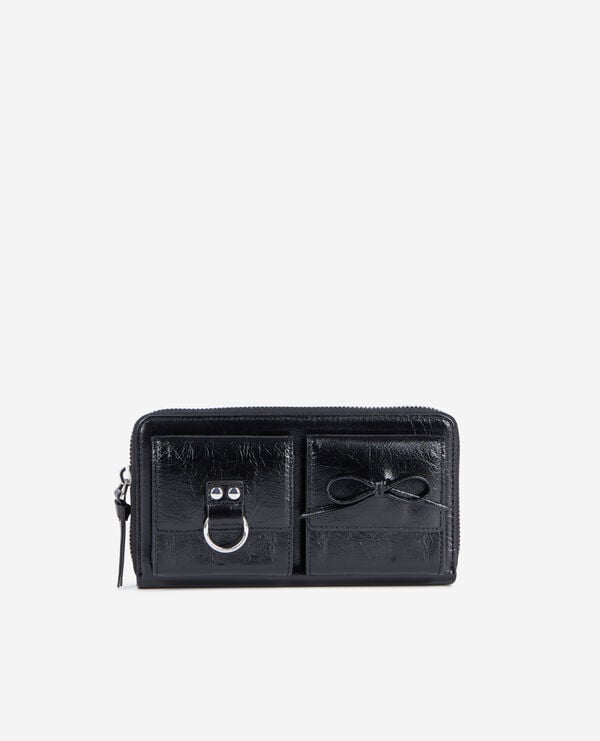 The Kooples MUJER BLACK cartera amelia de piel negra