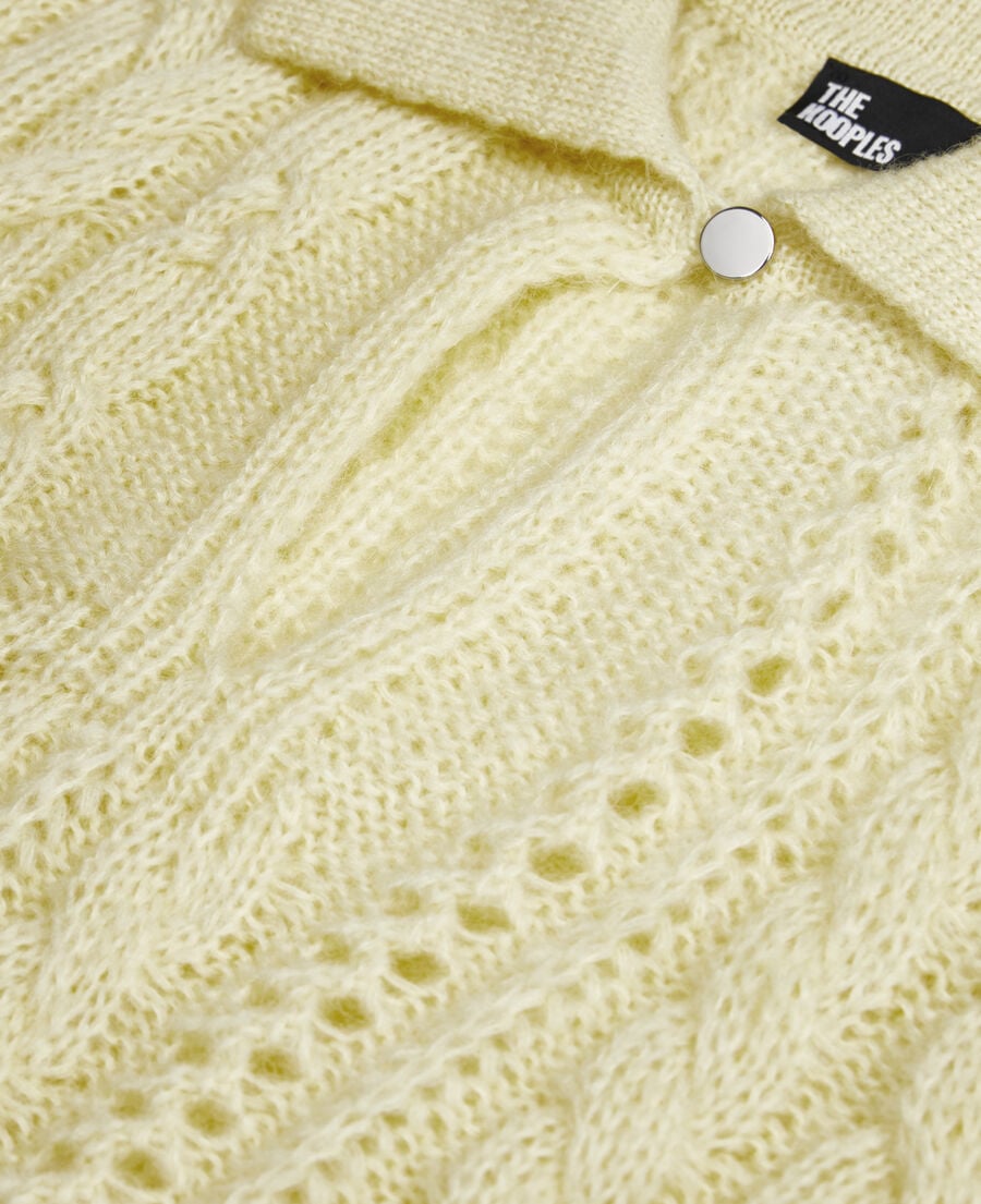 The Kooples F YELLOW yellow wool-blend sweater