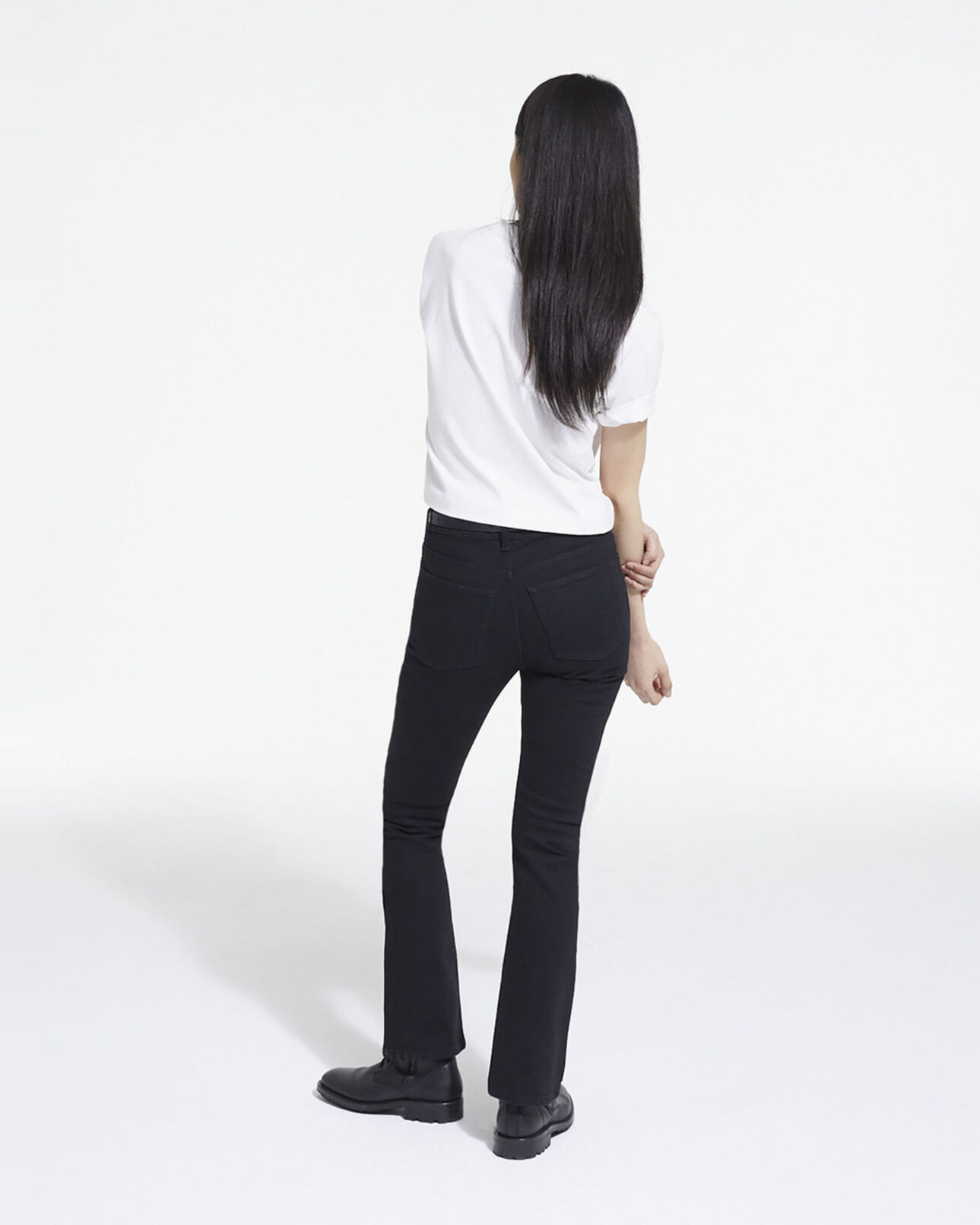 The Kooples WOMEN SNOW WHITE white logo t-shirt