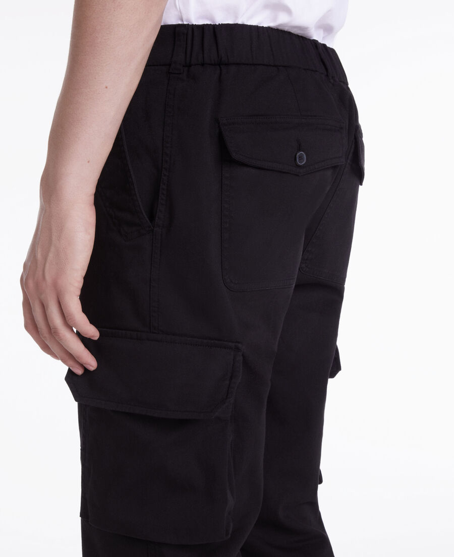 black cargo pants
