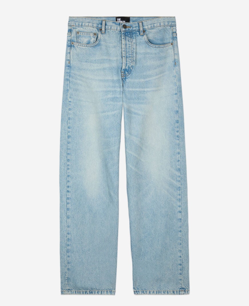 The Kooples HERREN BLUE/GREEN blaue jeans mit geradem bein