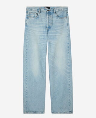 The Kooples HERREN BLUE/GREEN blaue jeans mit geradem bein