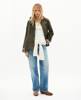 The Kooples F KAKI khaki cotton jacket