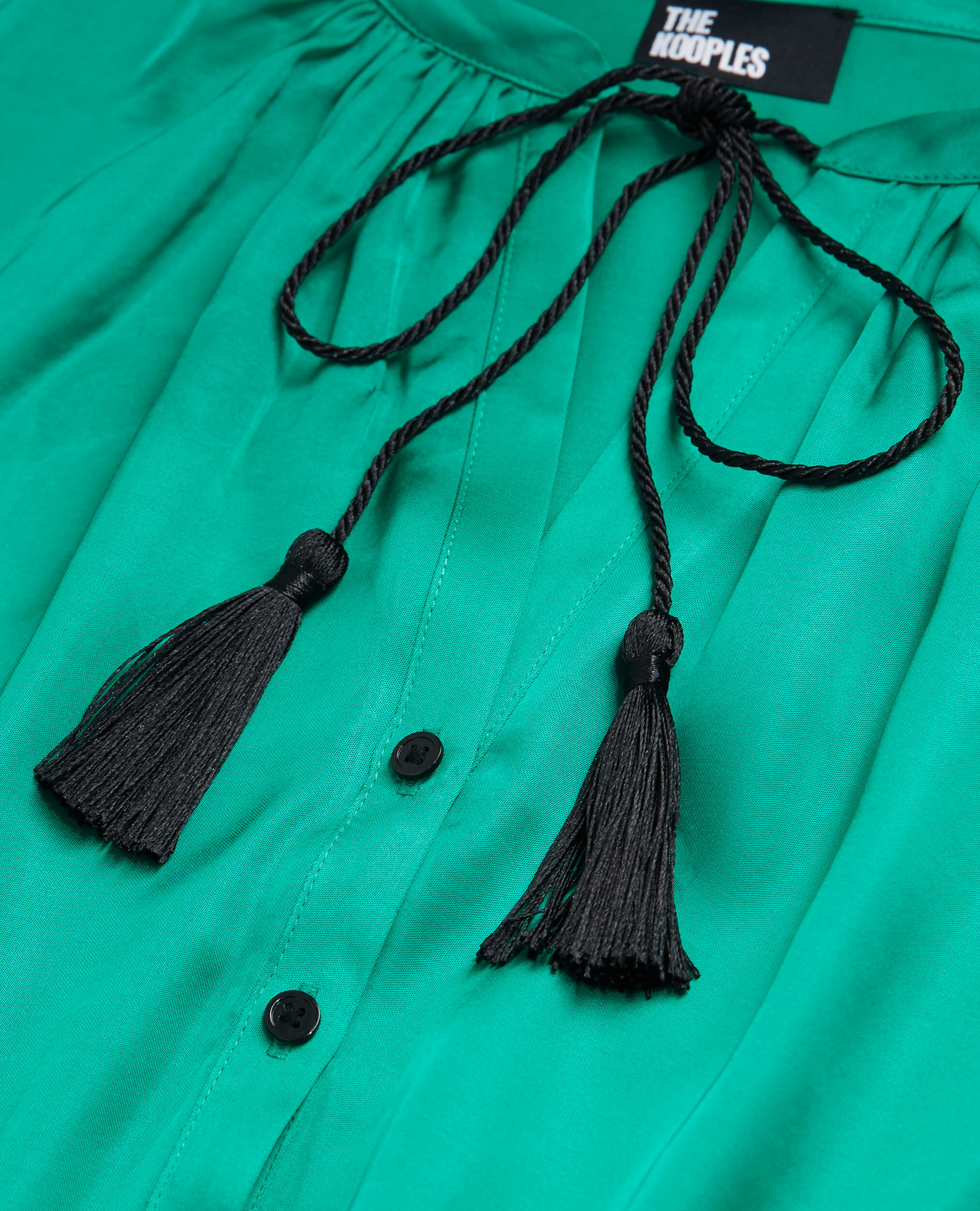 Long green dress