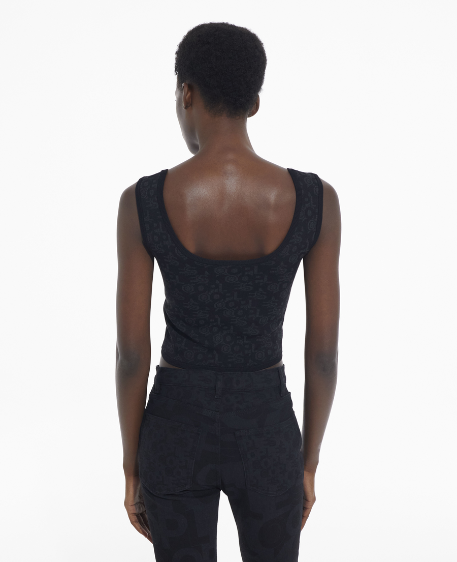 black bra with the kooples logo