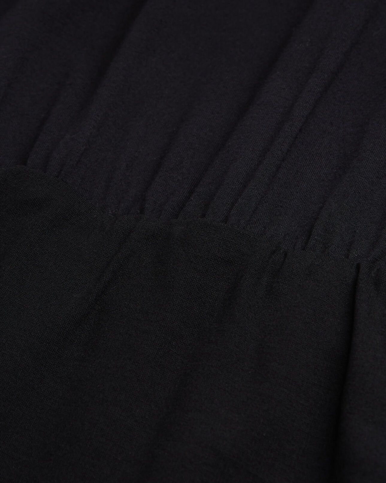 The Kooples FEMME BLACK robe courte en coton noire