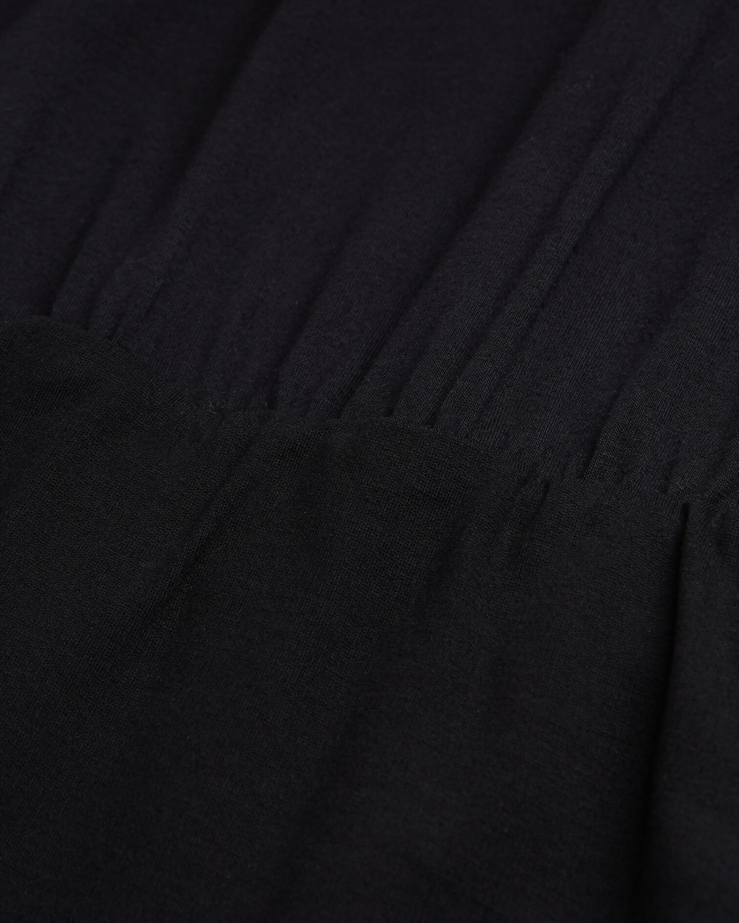 Robe courte en coton noire, BLACK, hi-res image number null