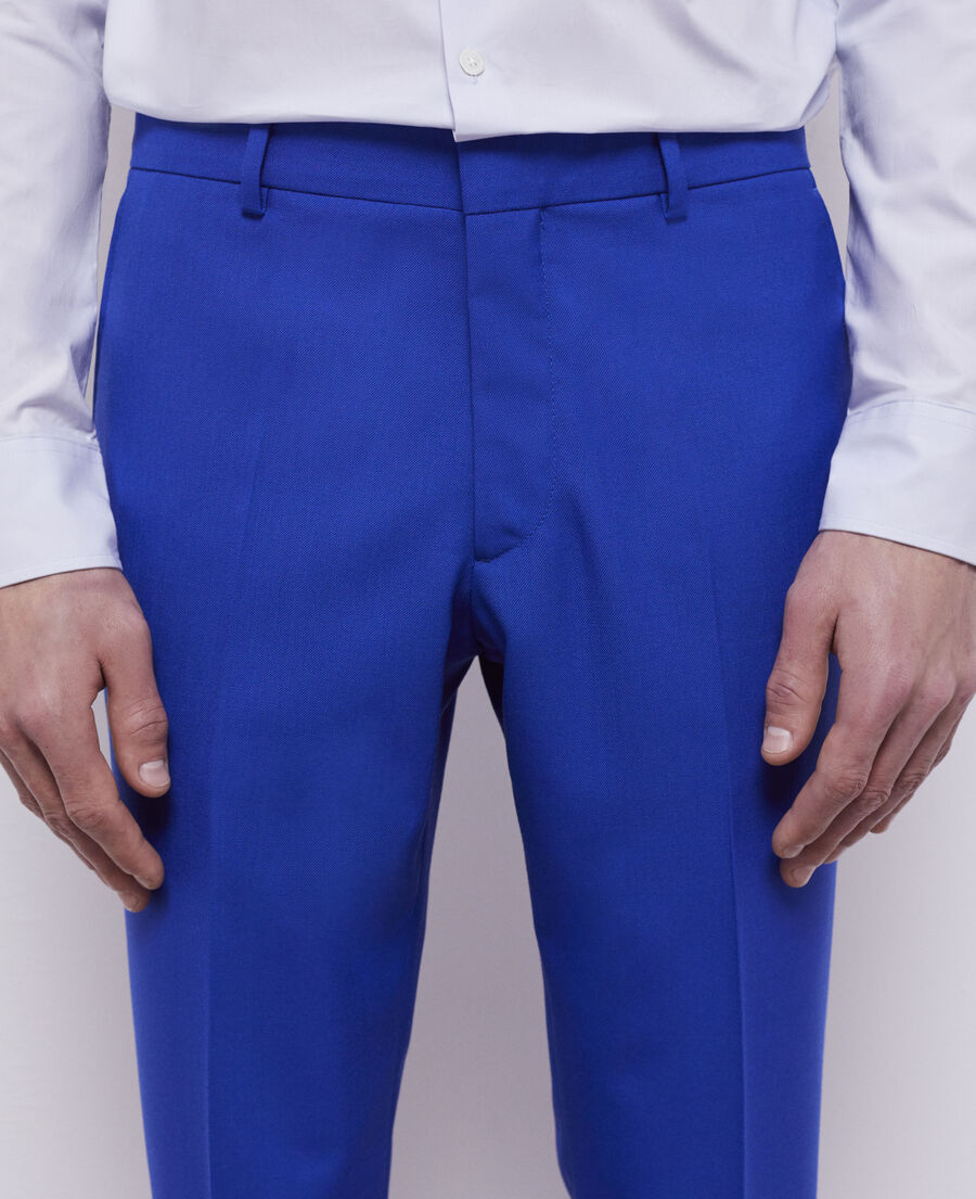 blue suit pants