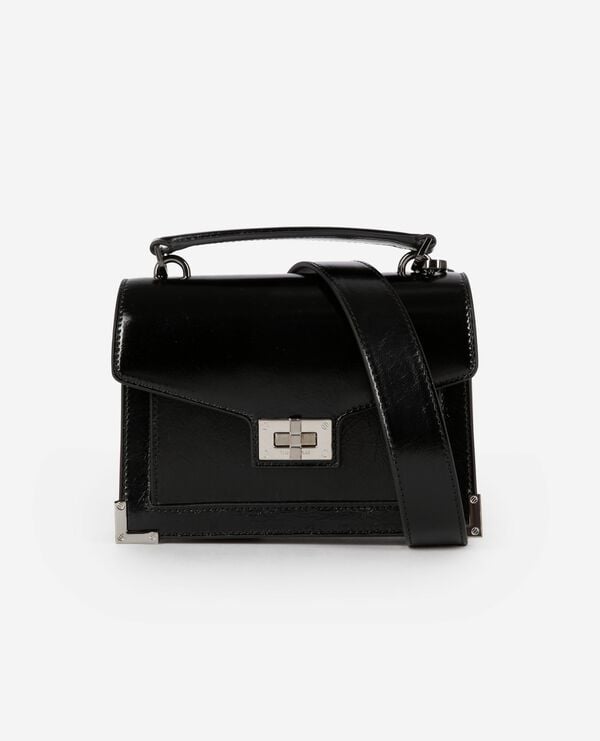 Emily small bag in black leather