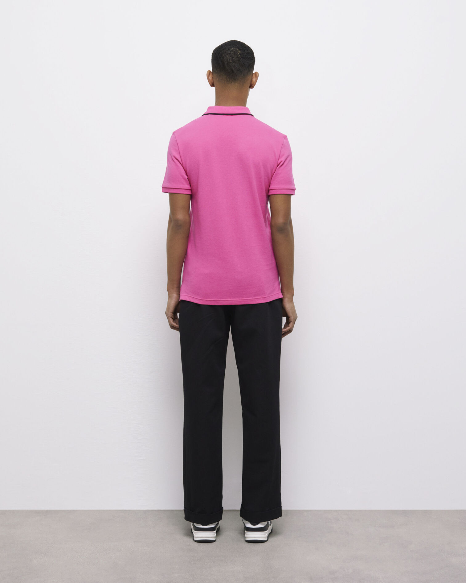 Rosa Poloshirt mit Logo, PINK, hi-res image number null