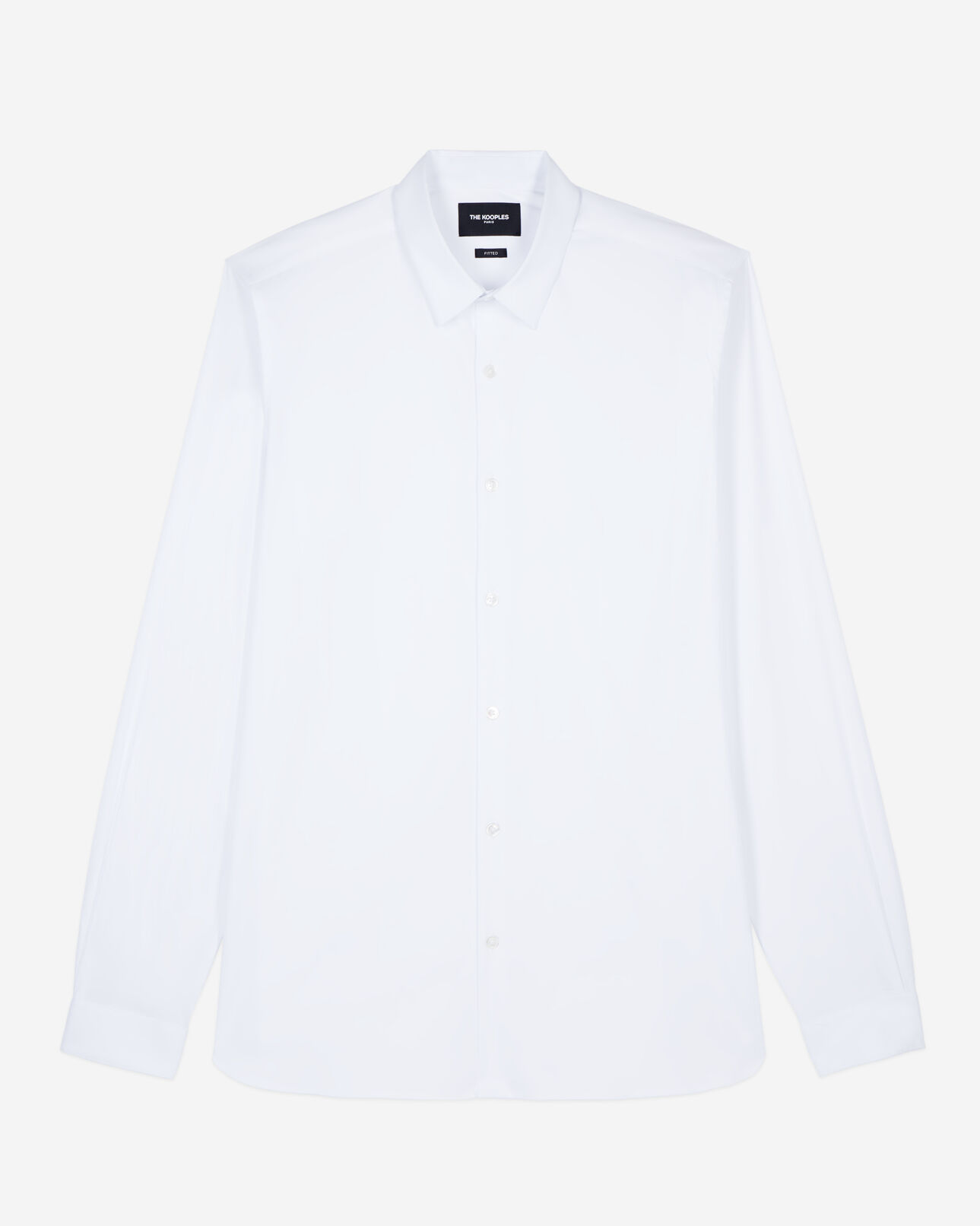 The Kooples MEN WHITE white poplin formal shirt
