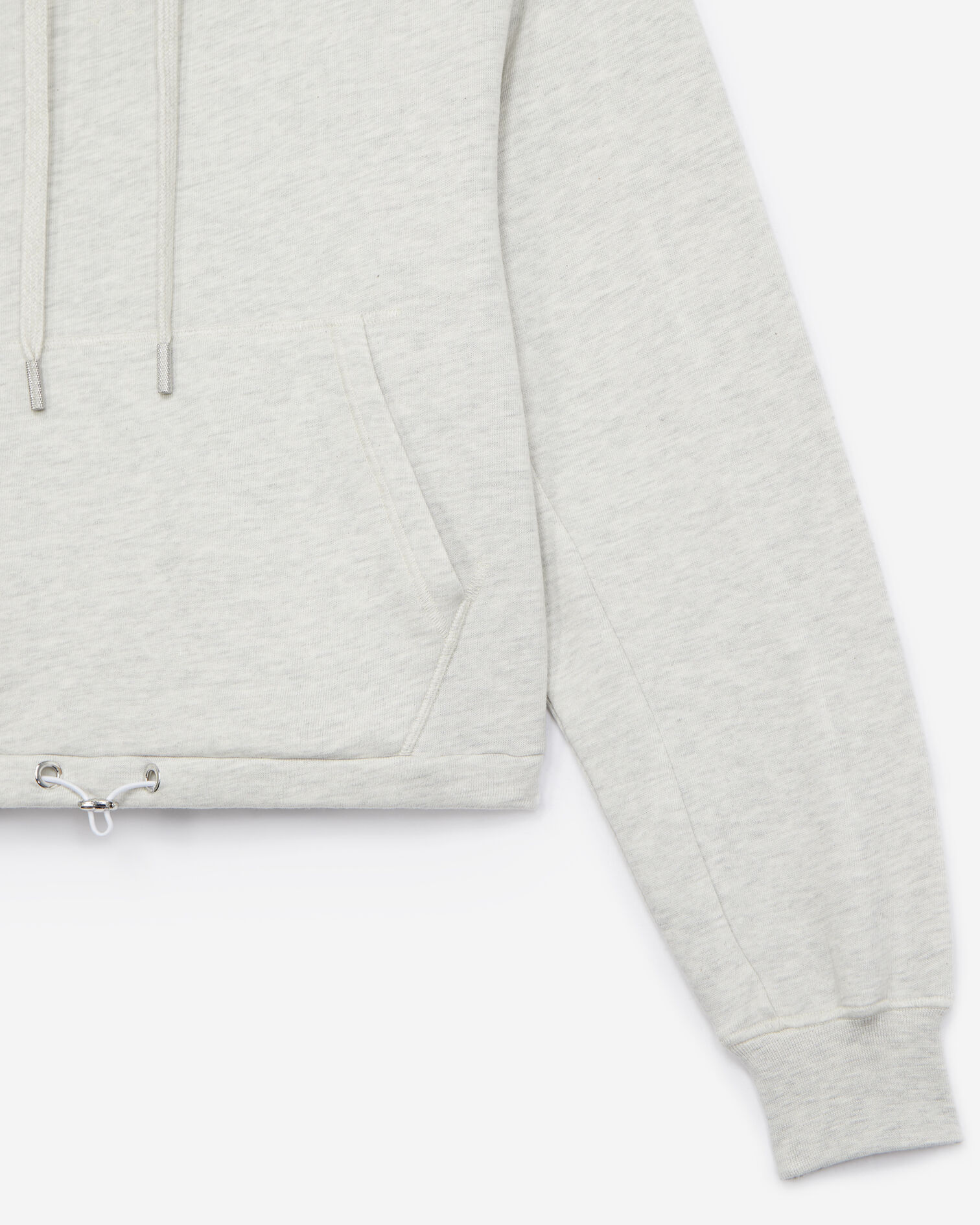 Sweatshirt grau Kapuze Kängurutasche, LIGHT GREY MELANGE, hi-res image number null