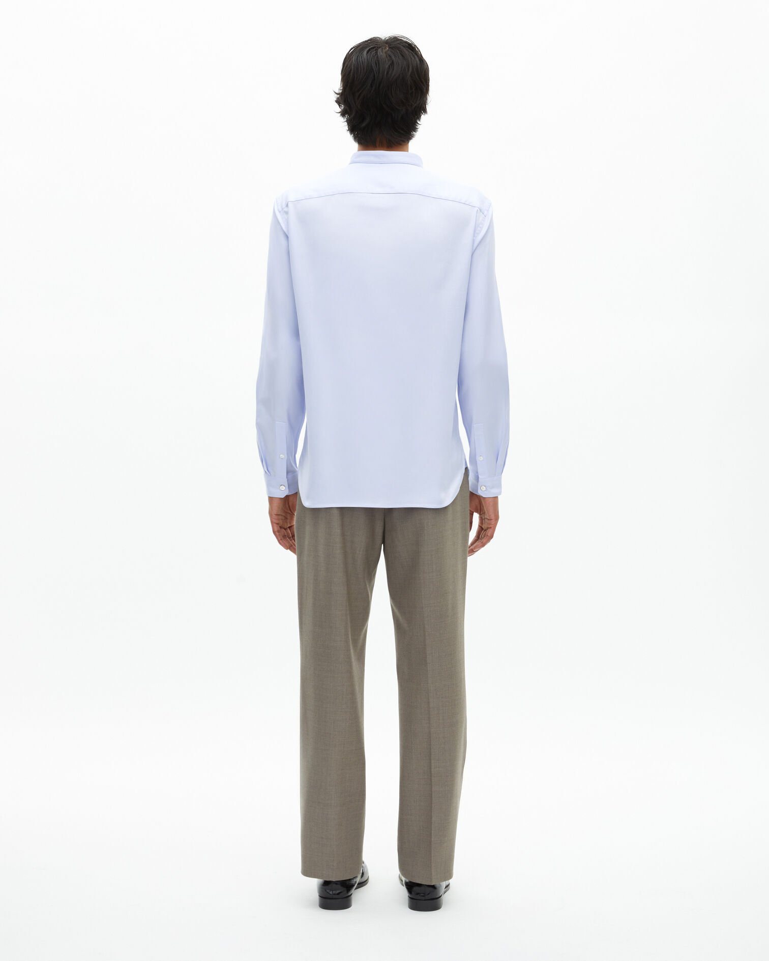 Light blue formal shirt, BLUE, hi-res image number null