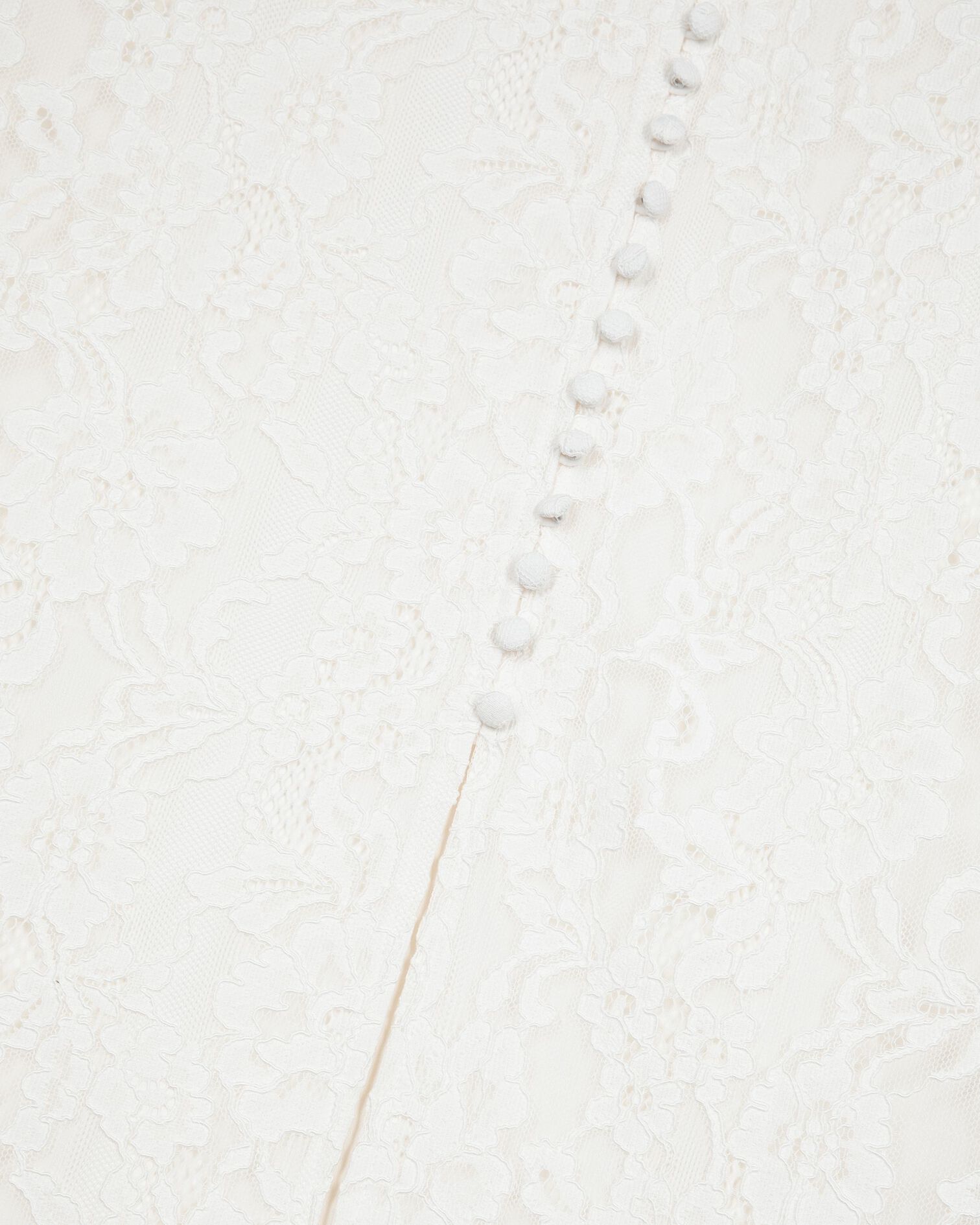 Jupe longue en dentelle blanche, ECRU, hi-res image number null