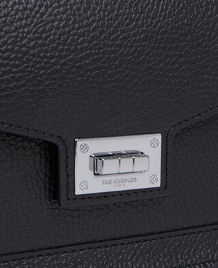 The Kooples WOMEN BLACK emily long bag in black leather