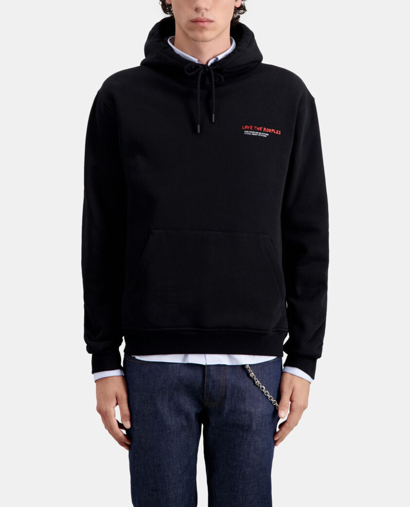 The Kooples HOMME BLACK sweatshirt homme i love kooples noir