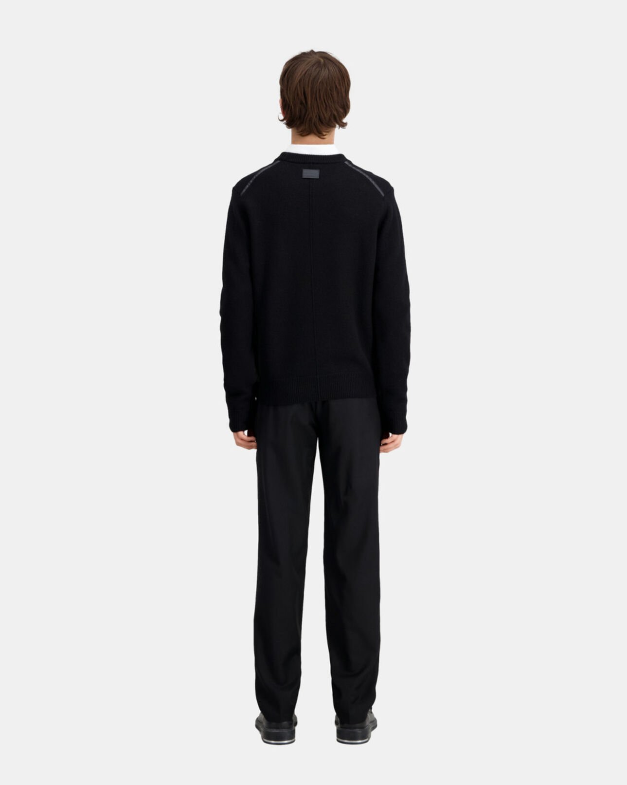 The Kooples MEN BLACK black wool sweater