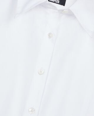 The Kooples WOMEN WHITE white poplin shirt