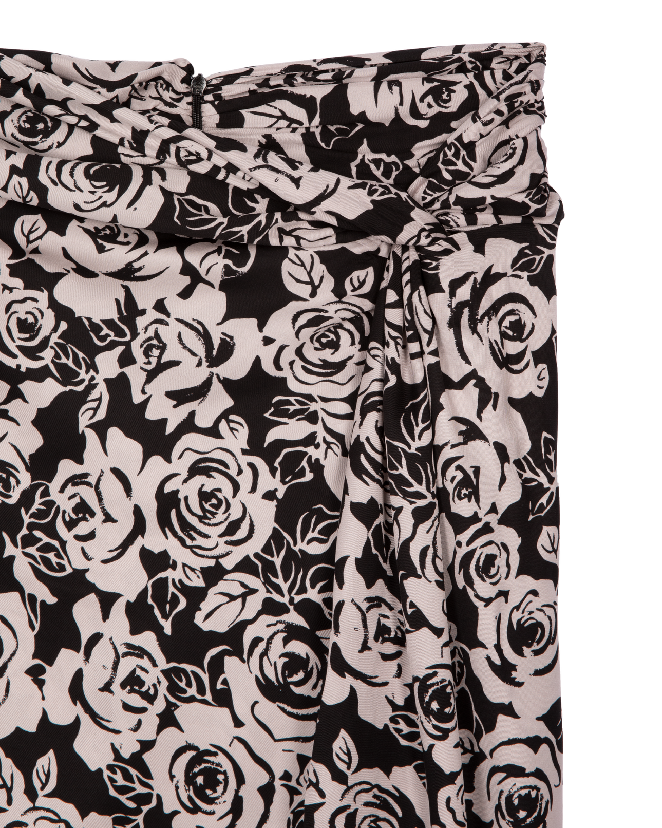 The Kooples FEMME BLACK / PINK jupe mi-longue imprimée