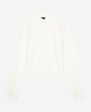 The Kooples WOMEN ECRU ecru cardigan