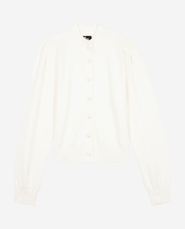 The Kooples DAMEN ECRU strickjacke ecru
