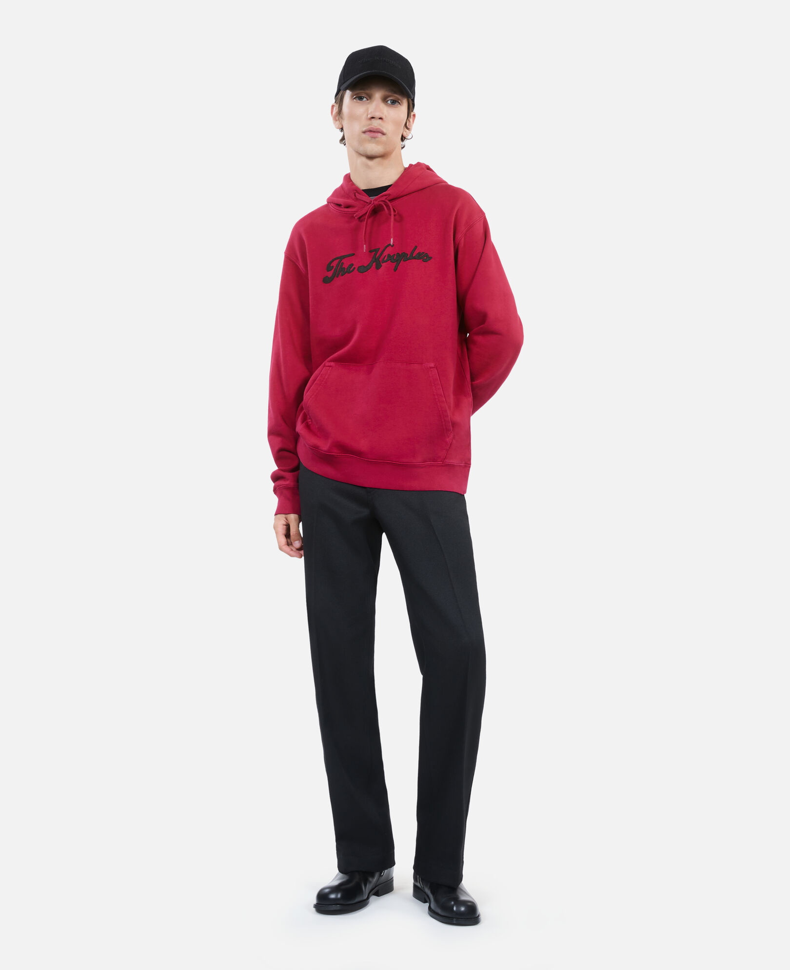 The Kooples MEN BLOOD red logo hoodie