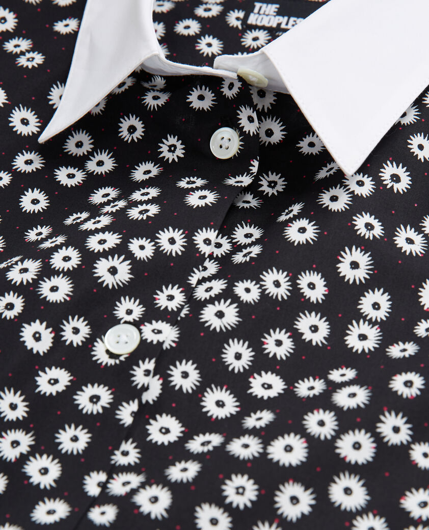 The Kooples WOMEN BLACK WHITE printed shirt