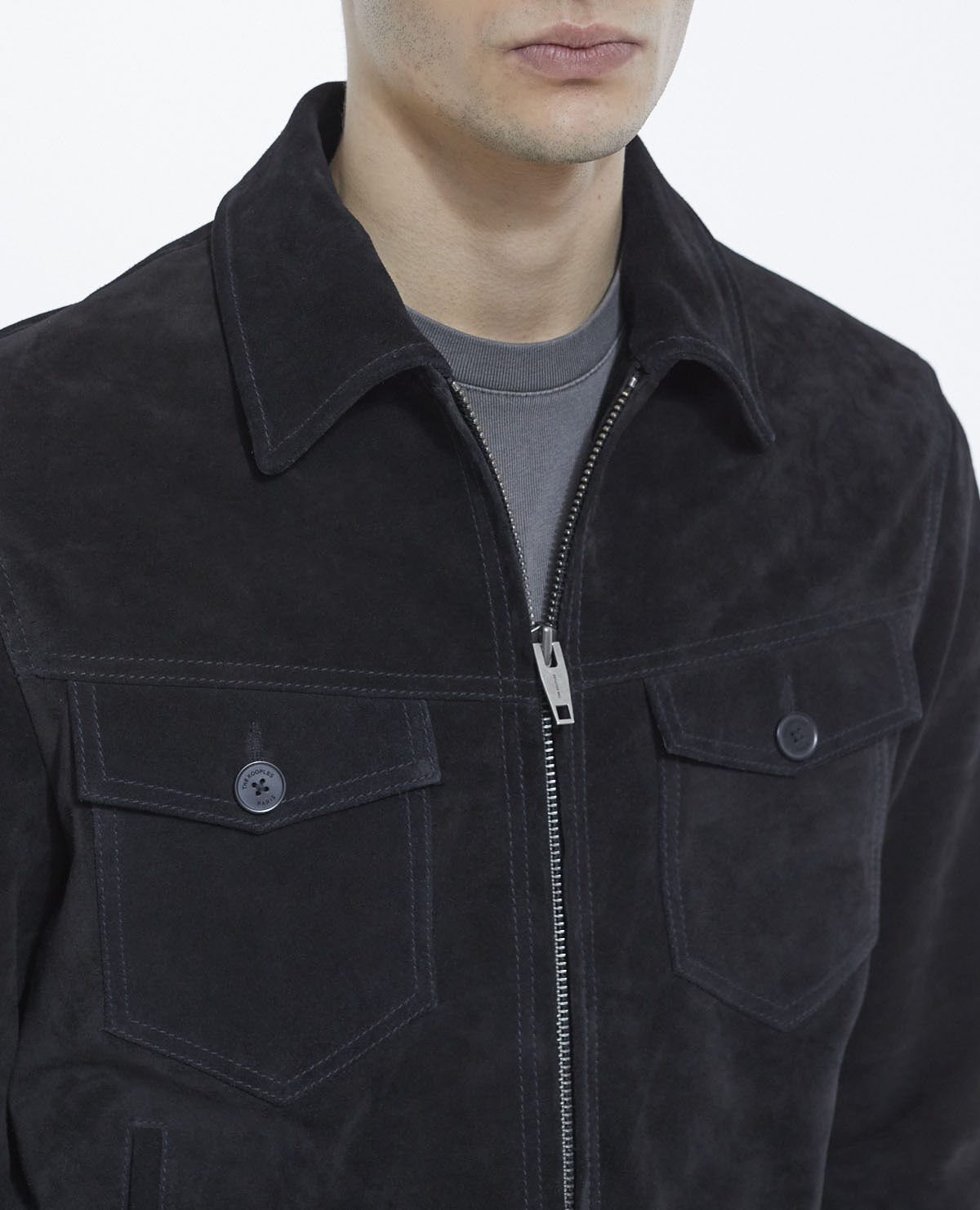 The kooples suede deals jacket
