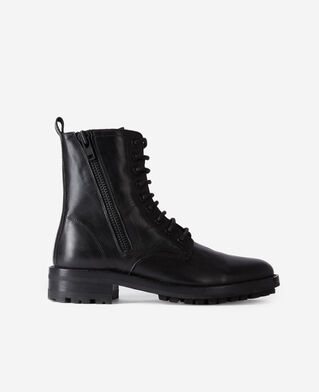 The Kooples WOMEN BLACK black leather boots